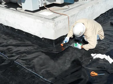 Sealed Oil Containment Liner Installation