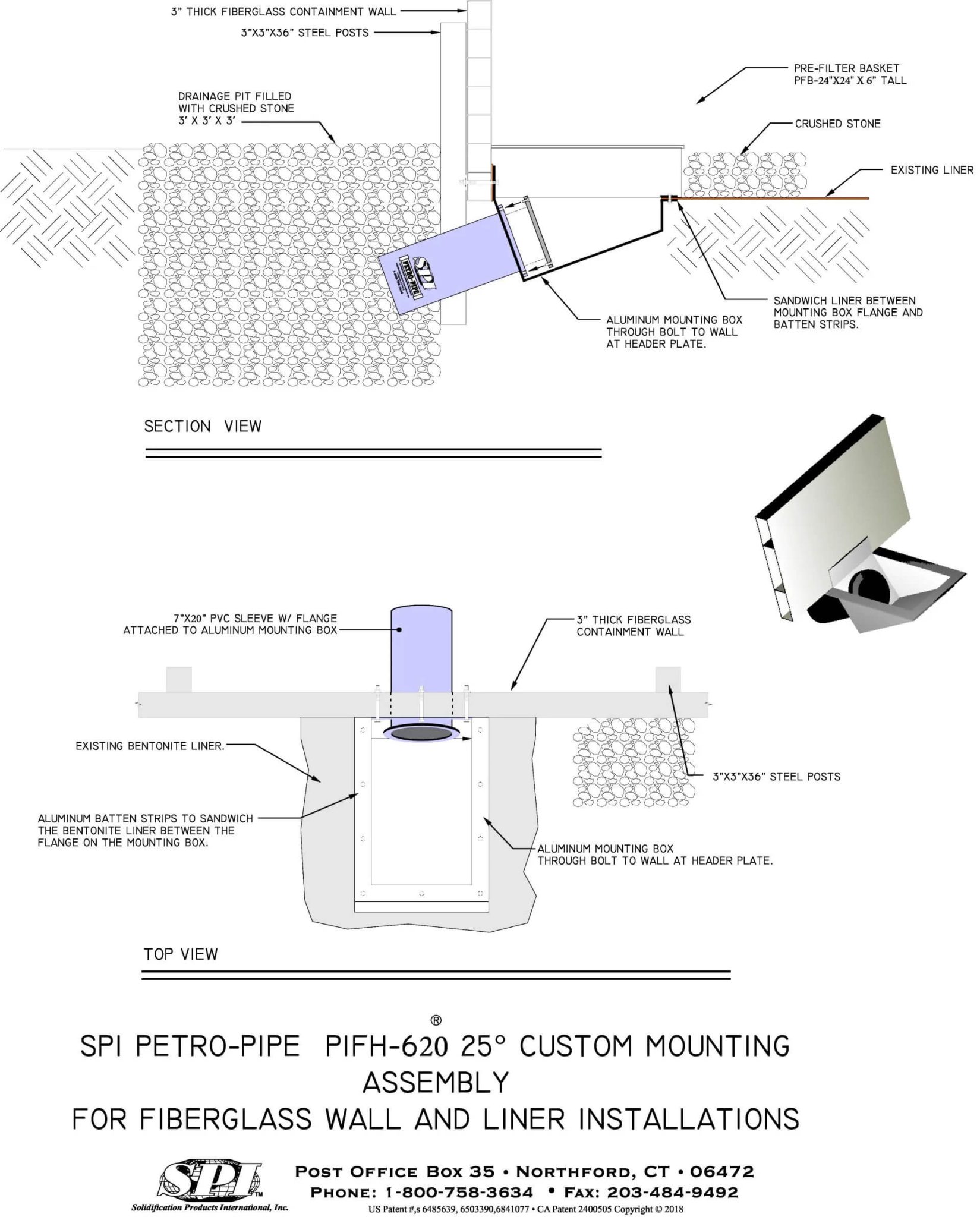 PetroPipe Sump Box Improve Oil Containment Drainage SPI